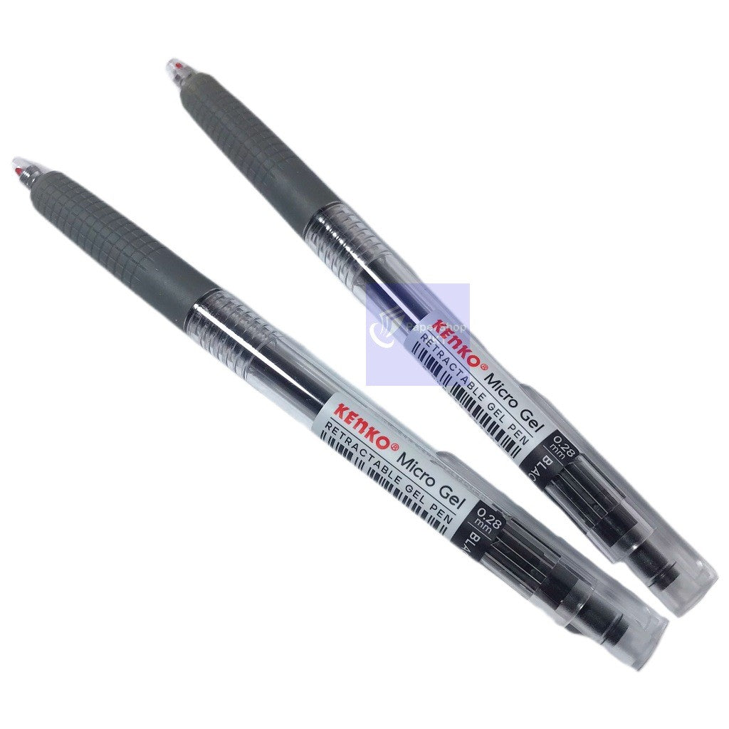 KENKO - Pulpen Gel Pen Micro Gel Retractable 0.28 mm - LUSIN