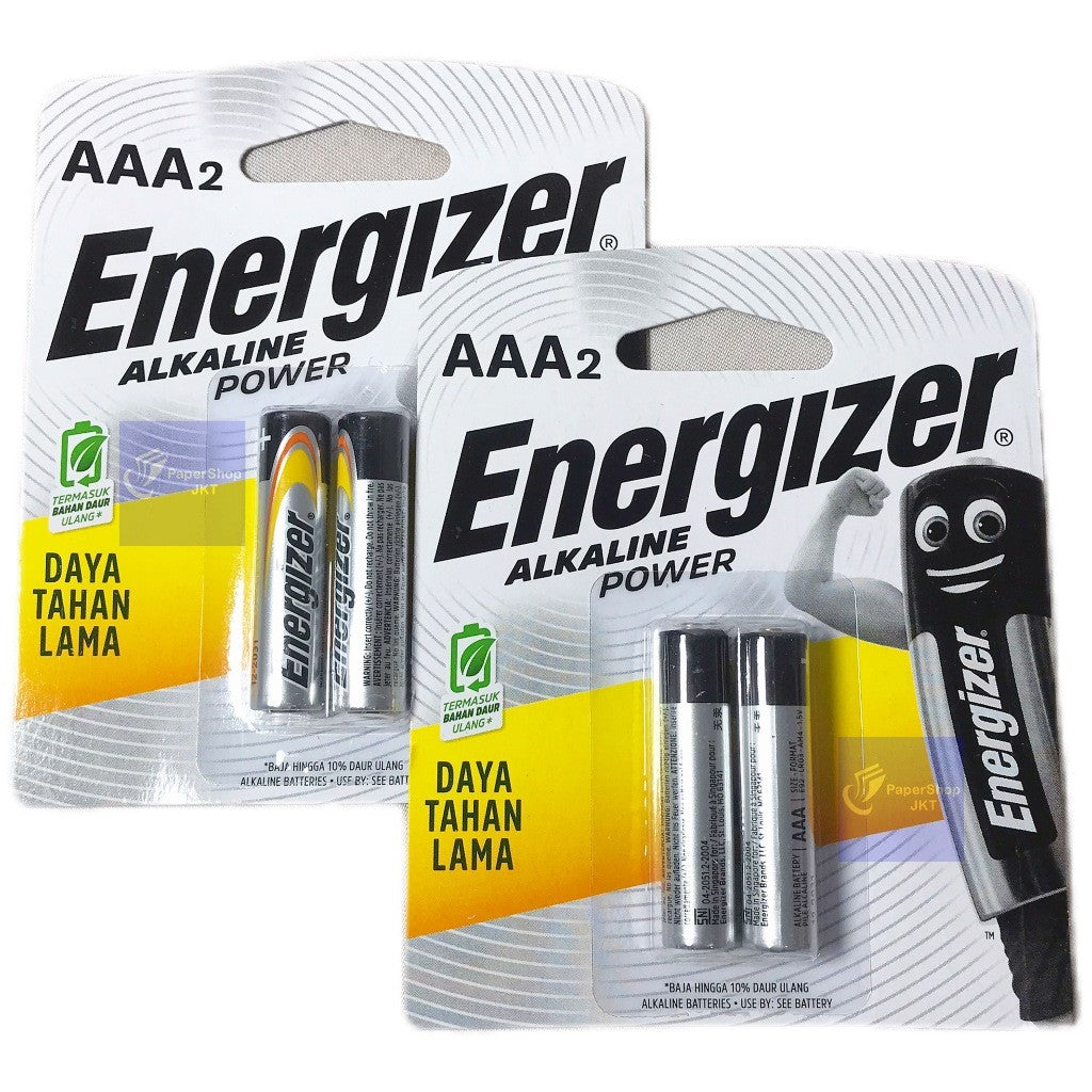 Energizer - Baterai Alkaline Energizer Power AAA2 - SET