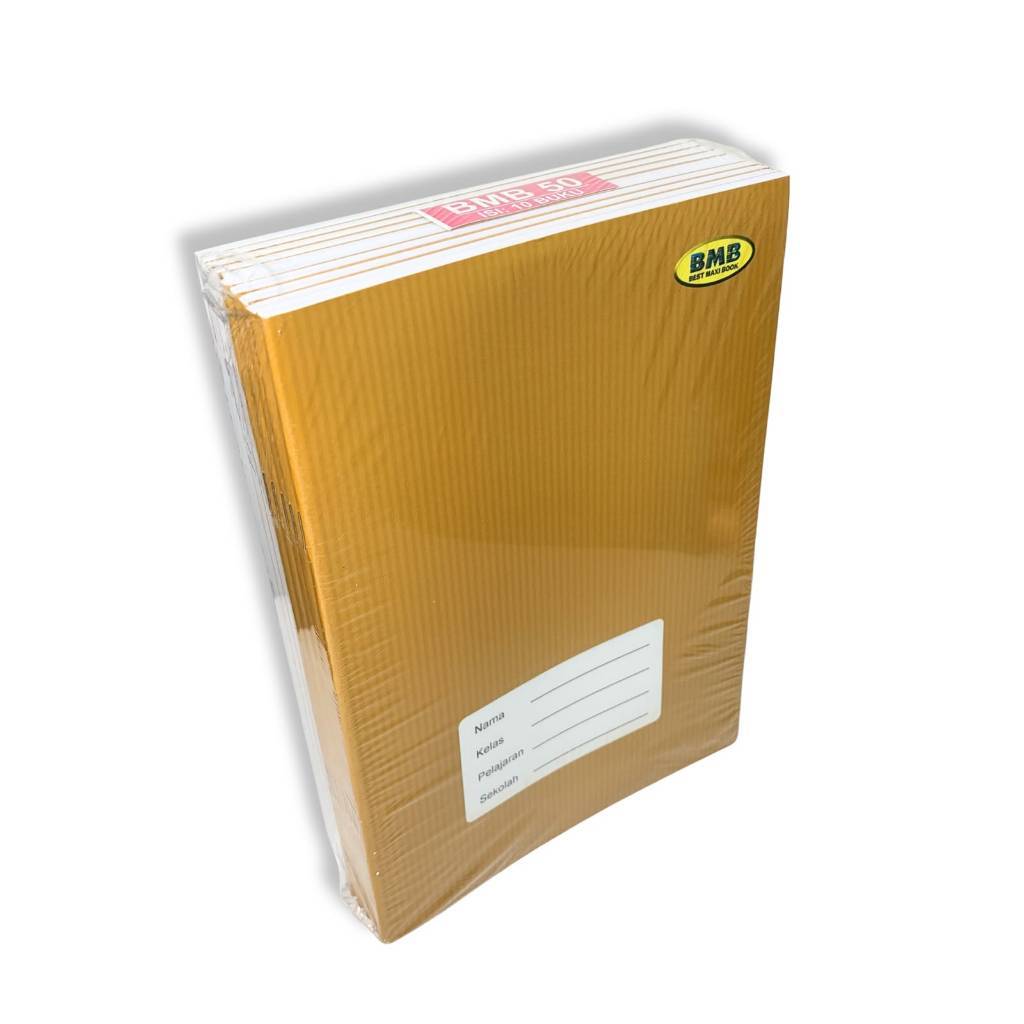 Buku Tulis Sekolah Bergaris Uk Panjang isi 10 Buku/ 50 Lembar Campus Variasi - Pack