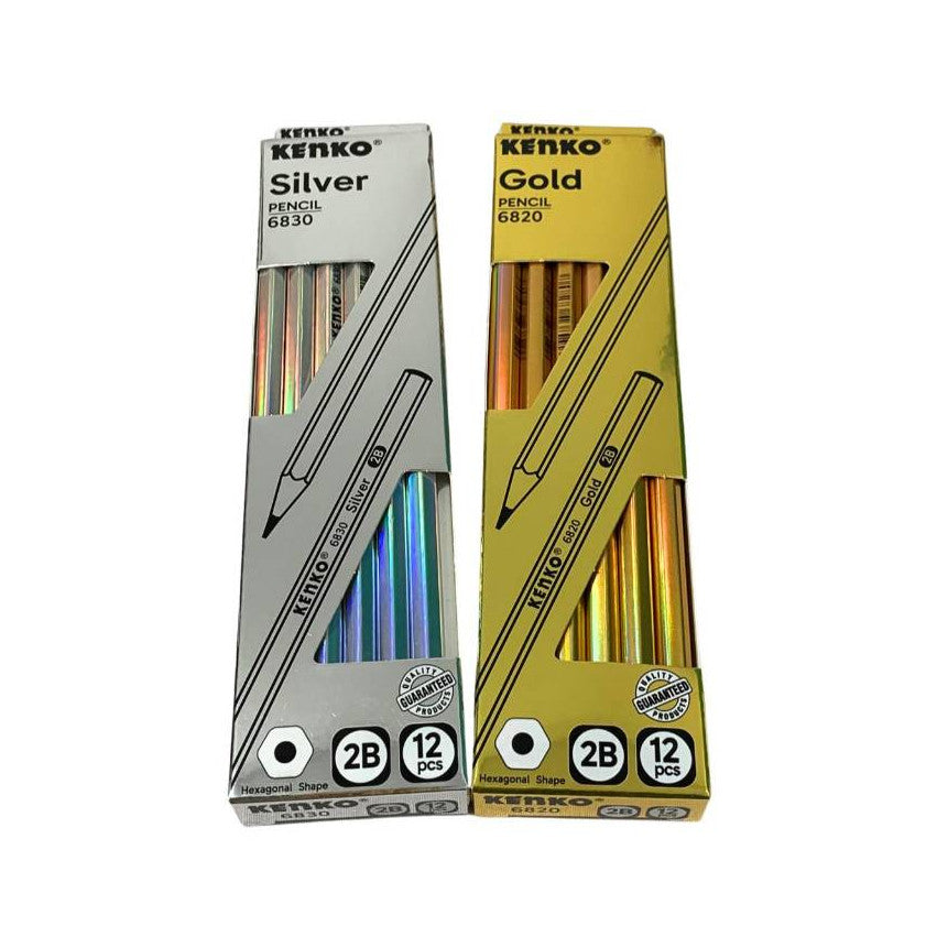 KENKO - Pensil Tulis 2B Pencil 6830 // 6820 Hexagonal Shape - Lusin