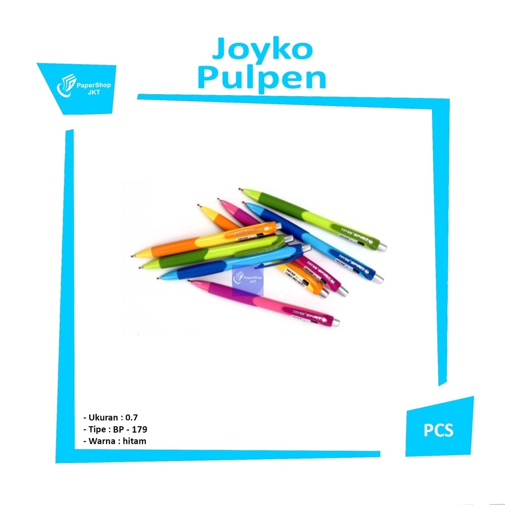 JOYKO - Spirit BP-179 Pulpen Hitam - PCS