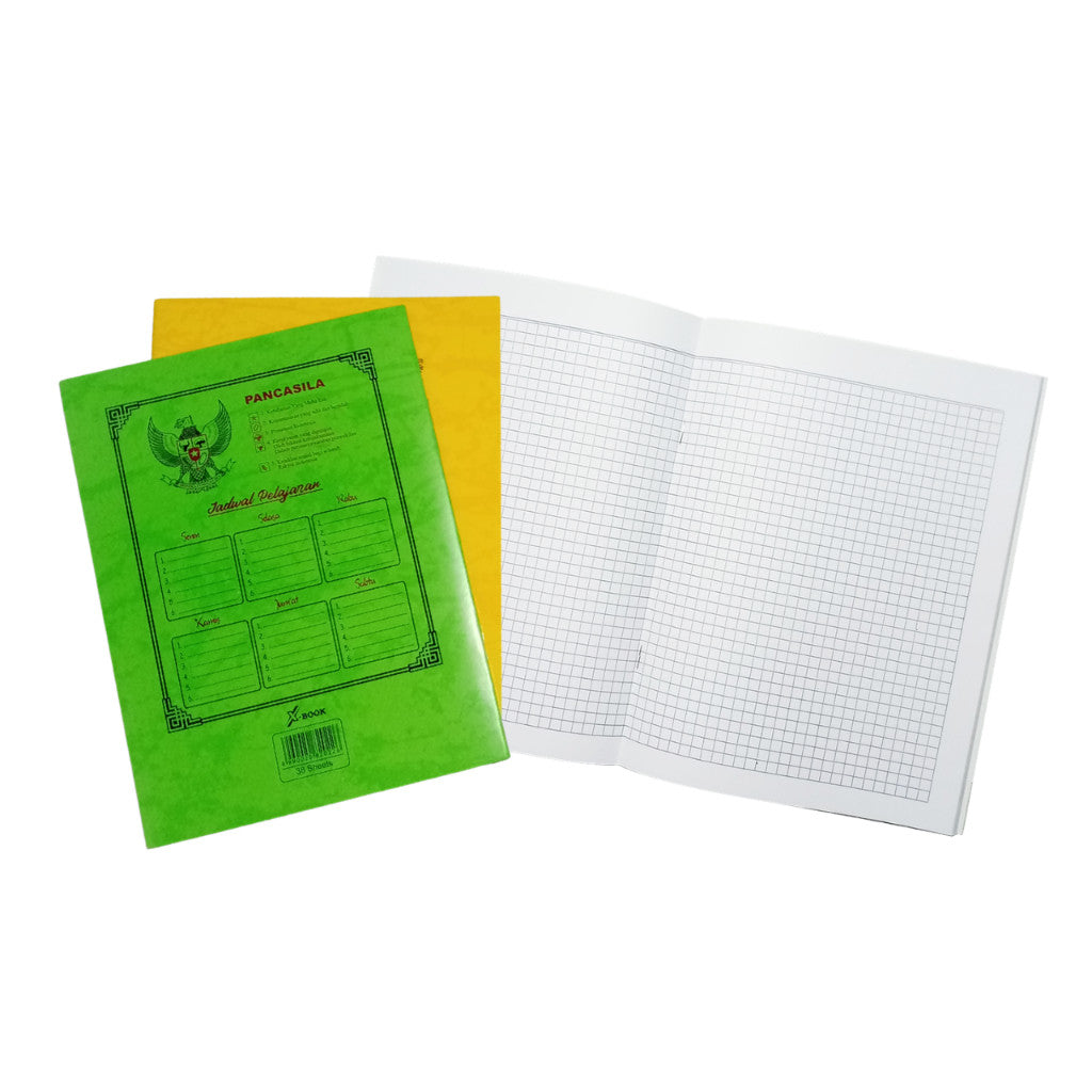 X-BOOK - Buku Tulis Kotak Matematika - Pack