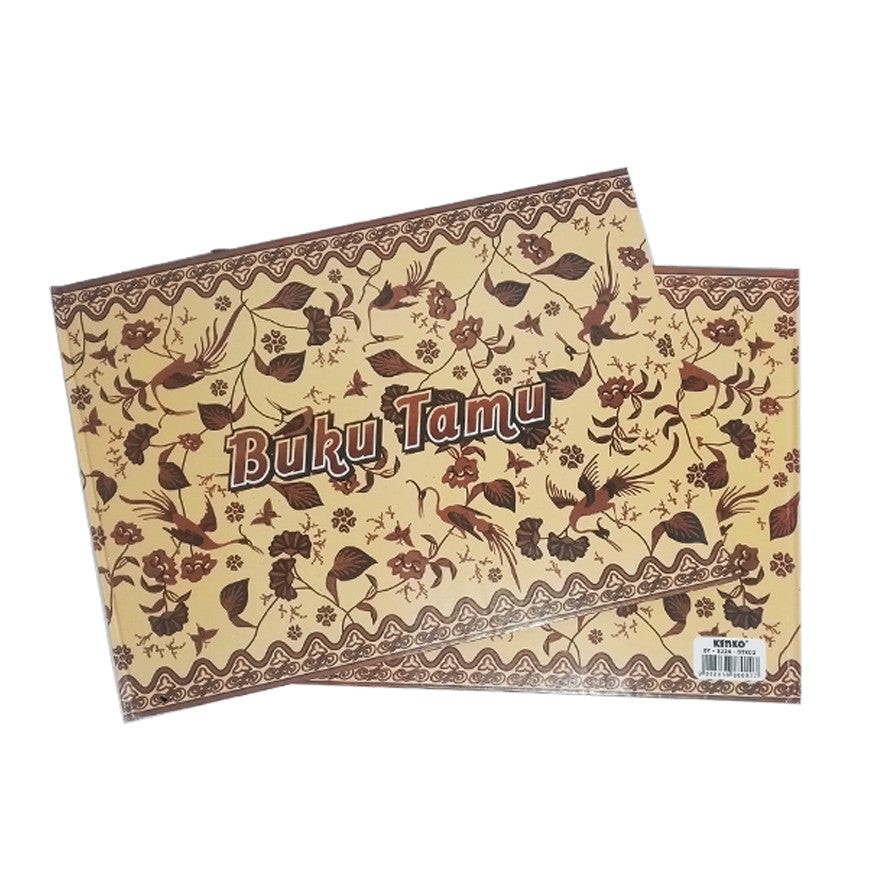 KENKO - Buku Catatan Undangan Tamu BT 3224 Motif Batik - BTK02 isi 10 Halaman/Buku - Pcs
