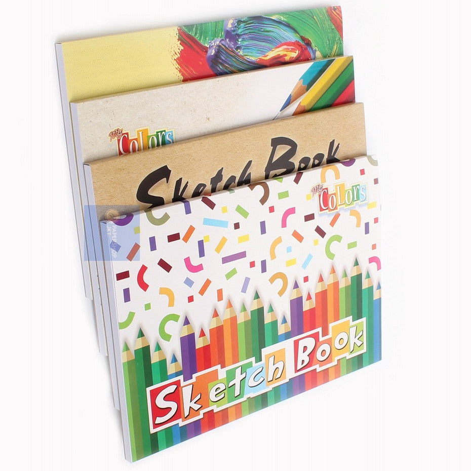 KIKY - Buku Gambar Putih Polos Tebal Sketsa - Sketch Book Ukuran A5 isi 50 Lembar/Buku - Pcs