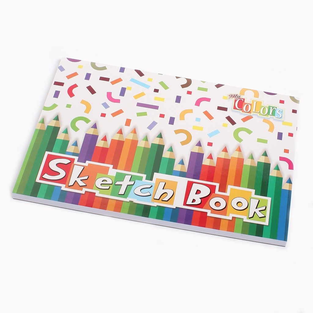 KIKY - Sketch Book Ukuran A4 Kertas Putih Buku Gambar Tebal isi 50 lembar - 1 Buku