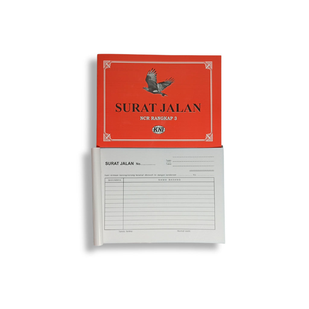 KNI - Buku Catatan Surat Jalan NCR Rangkap 3 / Buku Catatan Barang Ukuran B3 Besar  - Pcs