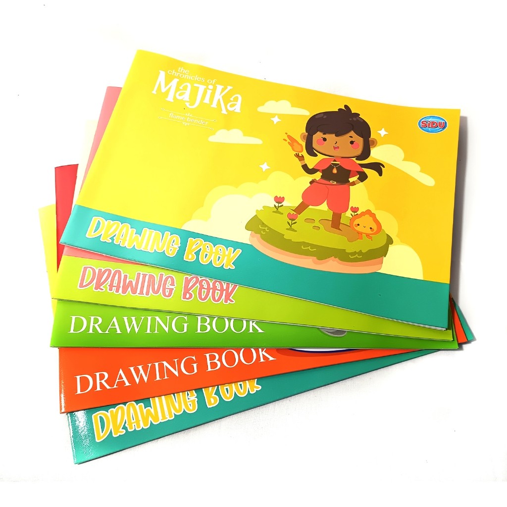 SIDU - Drawing Book A4 Buku Gambar Cover Cartoonist Kertas Putih Halus isi 10 Lembar/Buku - Pcs