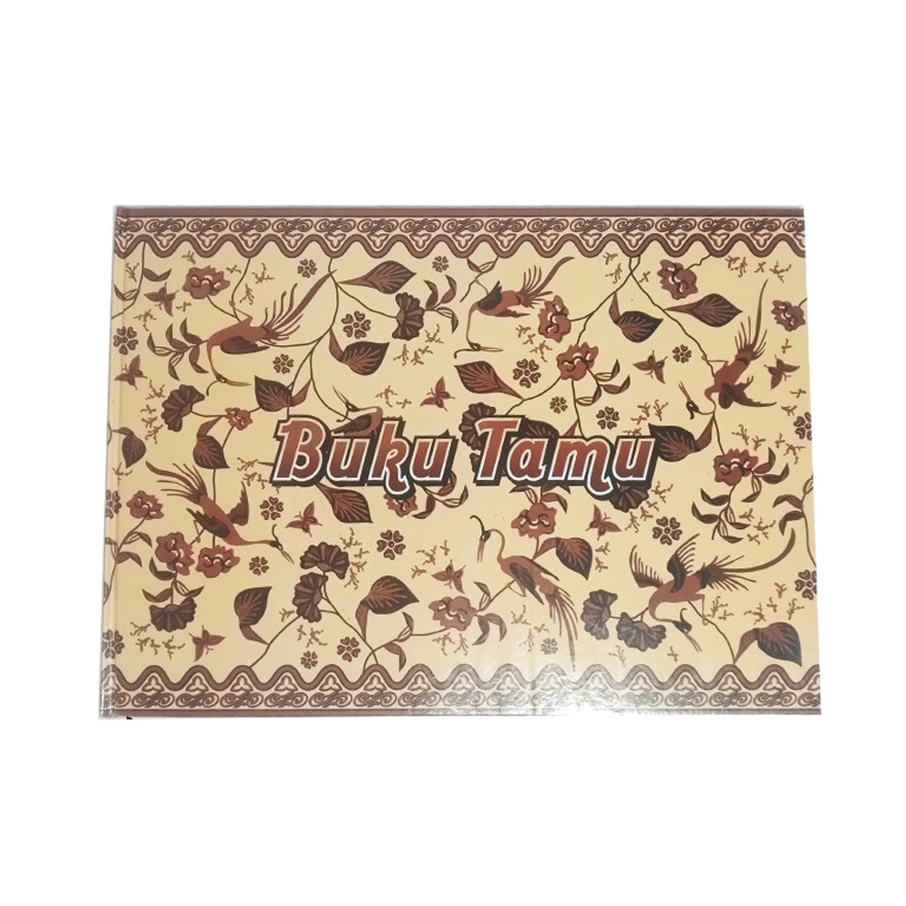 KENKO - Buku Catatan Undangan Tamu BT 3224 Motif Batik - BTK02 isi 10 Halaman/Buku - Pcs