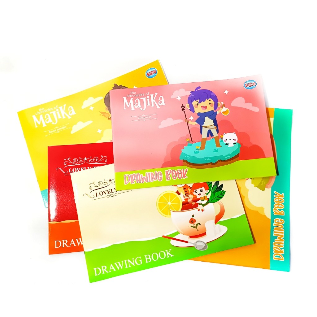 SIDU - Drawing Book A4 Buku Gambar Cover Cartoonist Kertas Putih Halus isi 10 Lembar/Buku - Pcs
