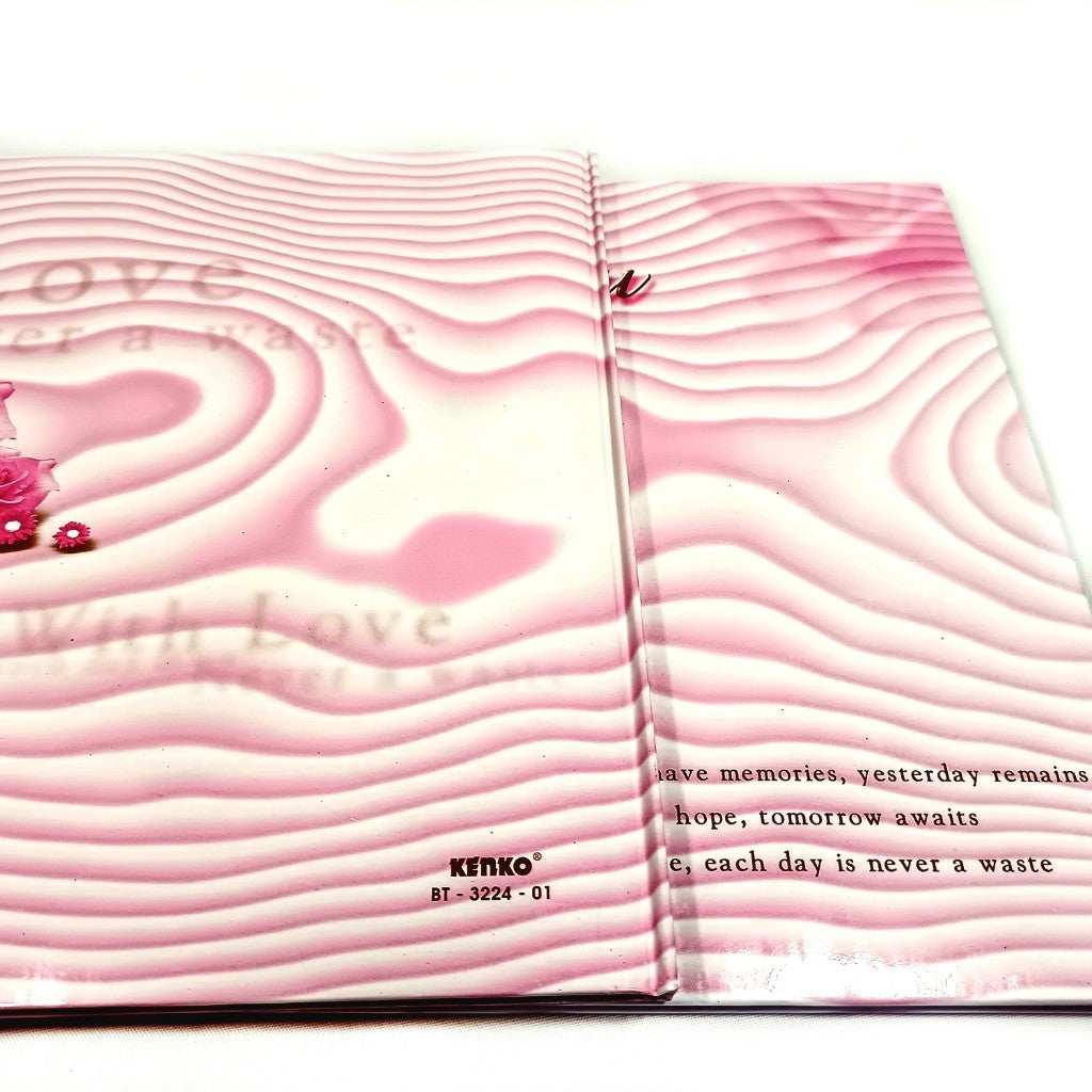 KENKO - Buku Catatan Terima Tamu BT 3224 Motif Kembang 01 Pink isi 10 Lembar/Buku - Pcs