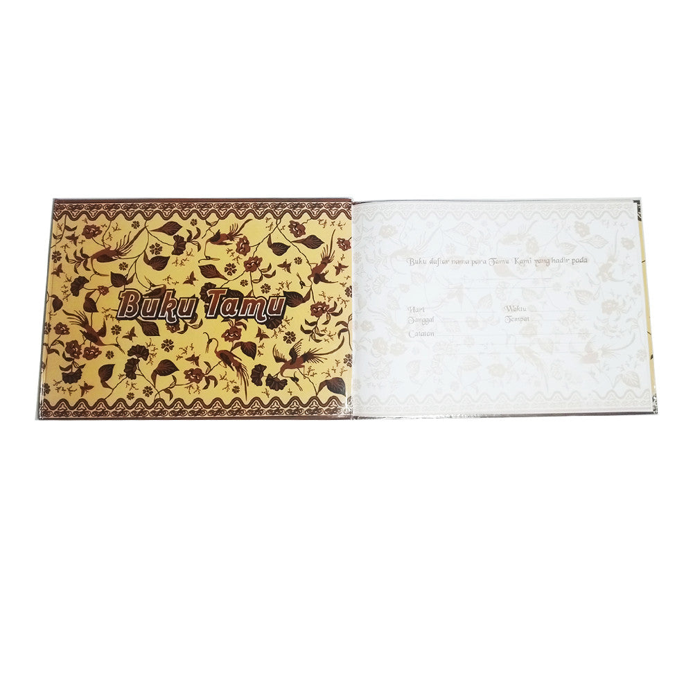 KENKO - Buku Catatan Undangan Tamu BT 3224 Motif Batik - BTK02 isi 10 Halaman/Buku - Pcs