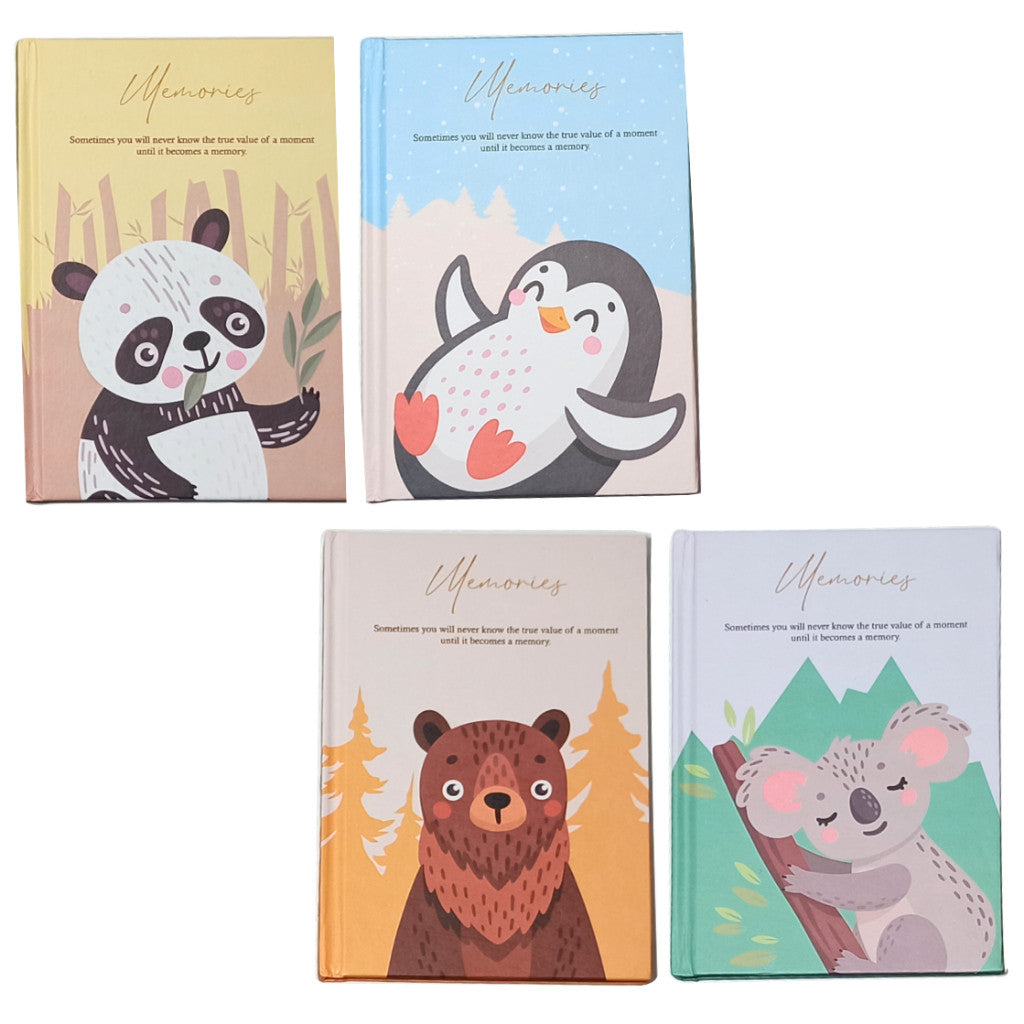 JOYKO - Buku Tulis Catatan Bergaris Diary Mini Motif Cover Lucu Animals D-1115mm - Pcs