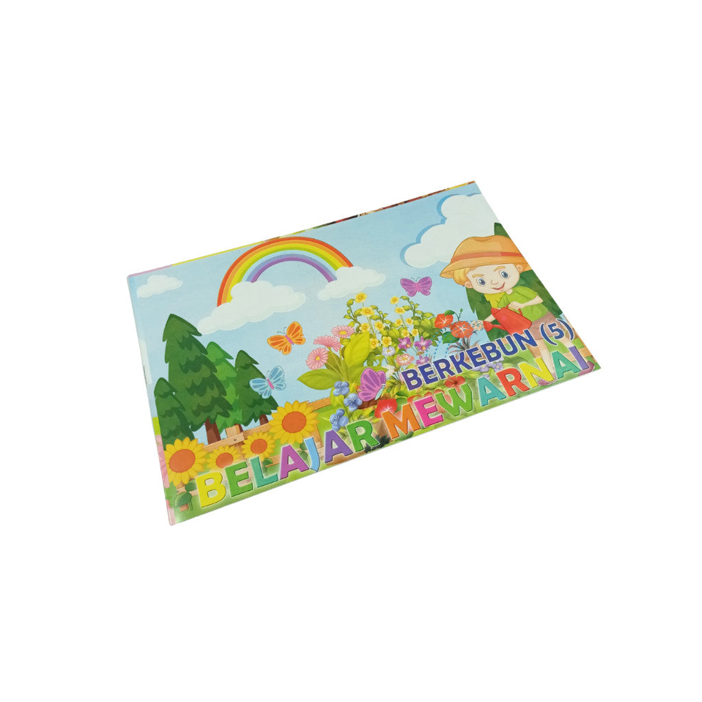 Buku Belajar Mewarnai BW.5 Coloring Book Motif Variasi Pola Gambar Lucu & Keren - Pcs