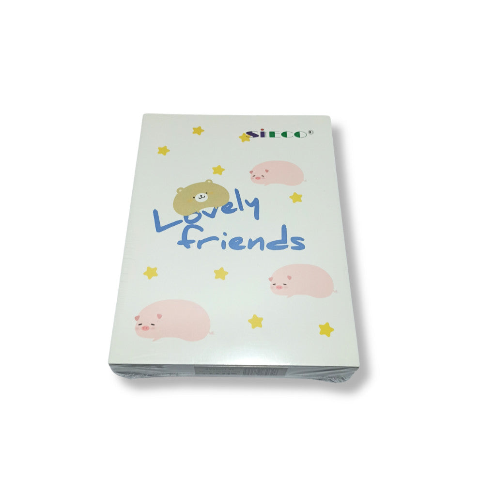 SIECO - Buku Tulis Sekolah Anak Ukuran Kecil Isi 10 Buku/38 Lembar Motif Cute - Pack