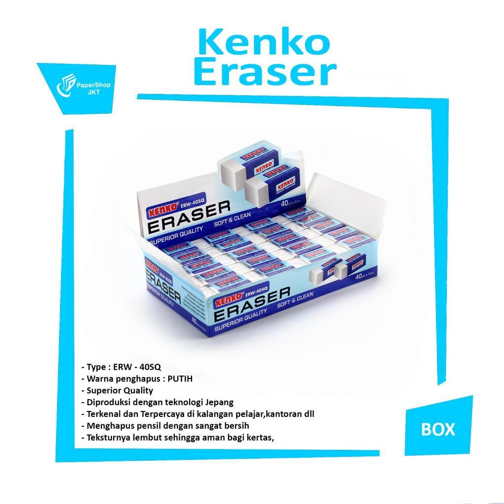 KENKO - Penghapus Pensil ERW-40 SQ // ERB-40 SQ - BOX