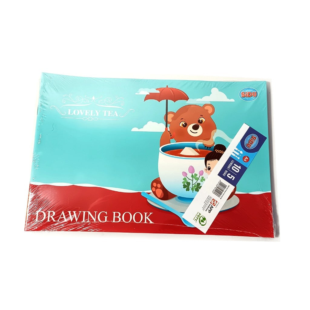SIDU - Drawing Book A4 Buku Gambar Cover Cartoonist Kertas Putih Halus isi 10 Lembar/Buku - Pcs