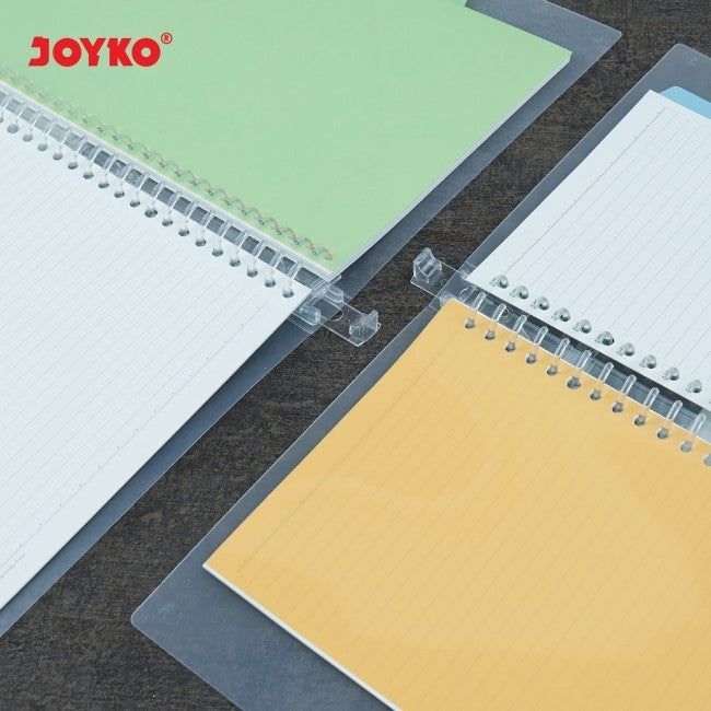 JOYKO - Binder Note File Cover Transparant Buku Tulis Bening Uk A5-TP-P519 - Pcs