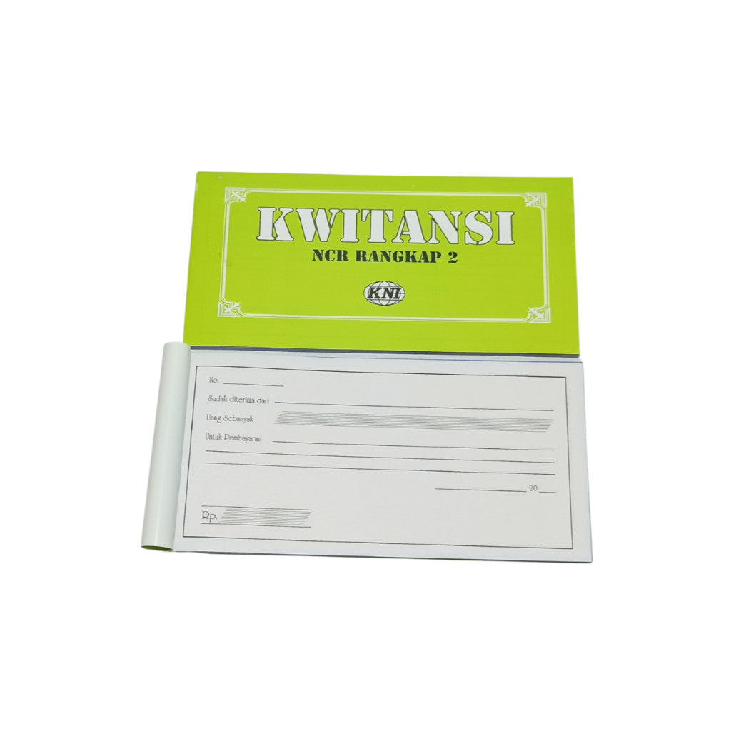 KNI - Buku Catatan Tanda Terima 2 Ply Buku Kwitansi Rangkap 2 NCR isi 24 Sheet - Pcs