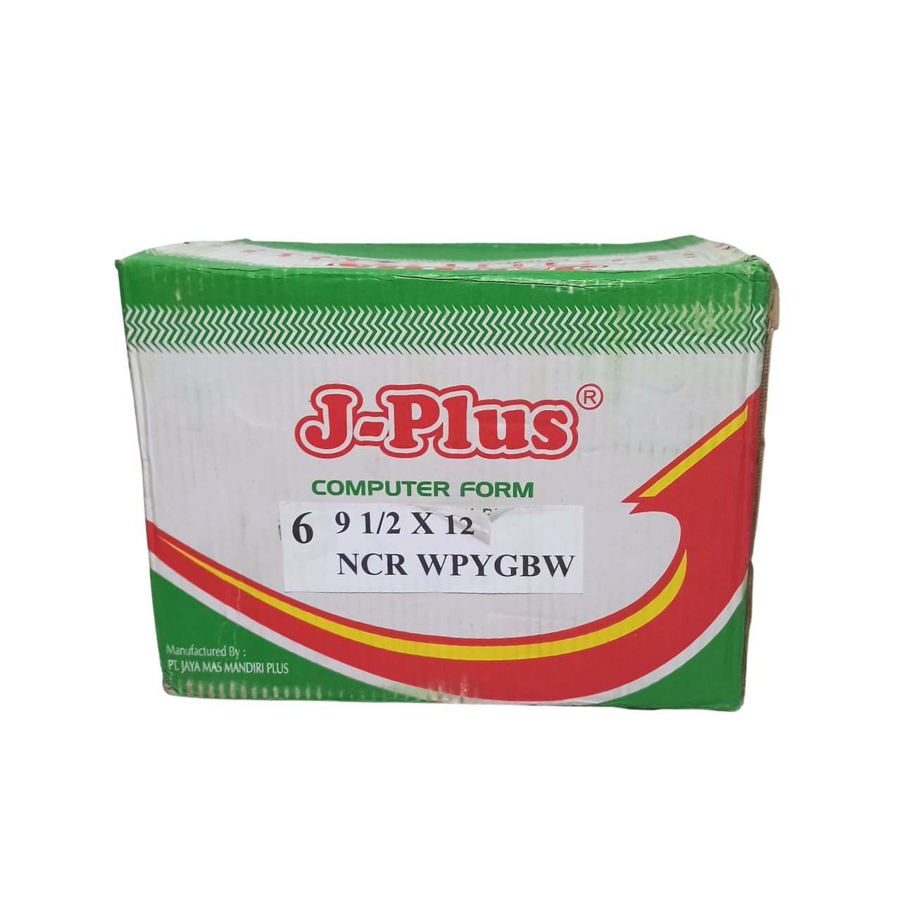 J-PLUS - Continous Form 6 Ply 9 1/2 x 12 NCR Kertas Komputer - Box