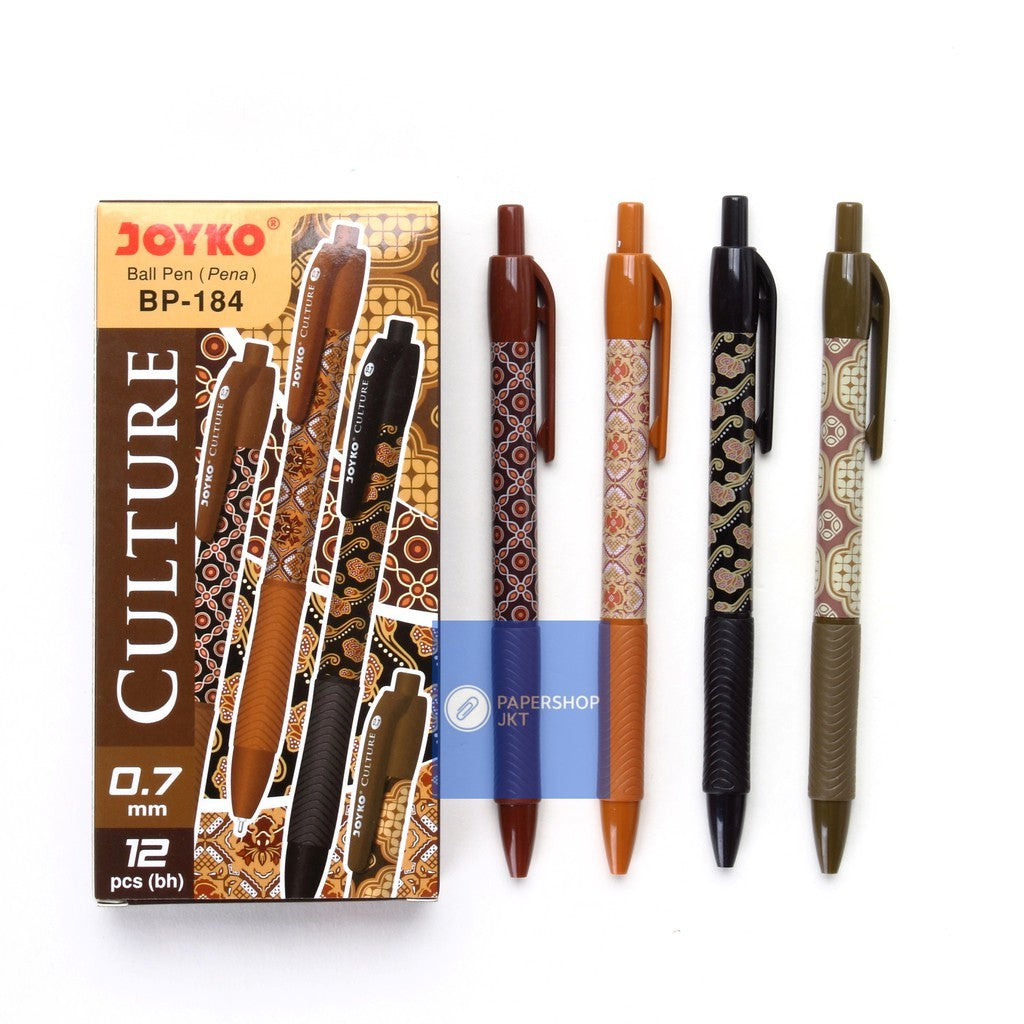 JOYKO - Culture BP-184 Batik Pulpen - Hitam - PCS