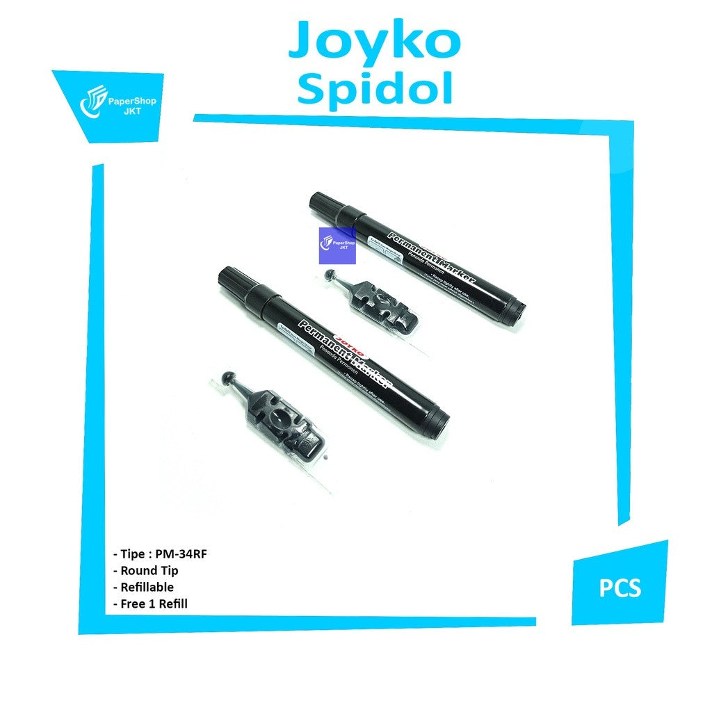 JOYKO - Spidol Permanent PM-34RF - Pcs