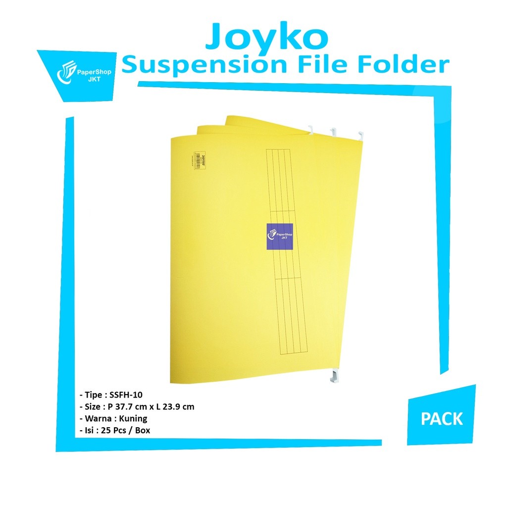 JOYKO - Suspension File Folder - Map Gantung SSFH-10 Kuning - Pcs