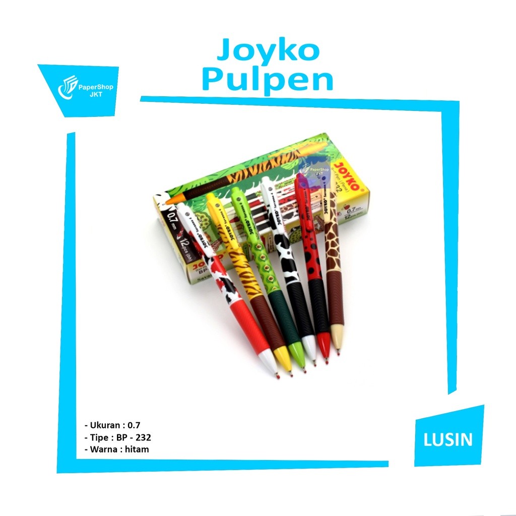 JOYKO - Savanna 4 BP-232 Pulpen - HITAM - PCS