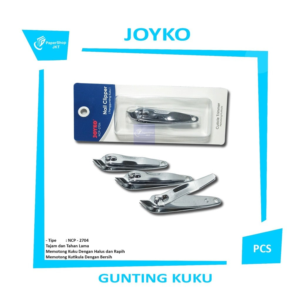 JOYKO - Nail Clipper NCP 2704 - Gunting Kuku Pcs
