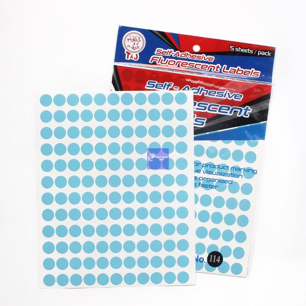 TOM & JERRY - Label Color 114 - Warna Biru - Pad