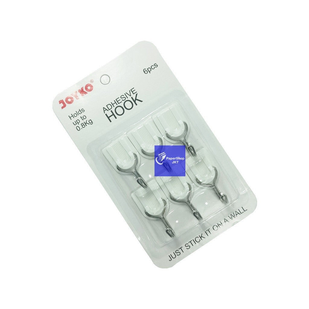JOYKO - Adhesive Hook Gantungan Tempel Dinding ADHK-3010 - Pack