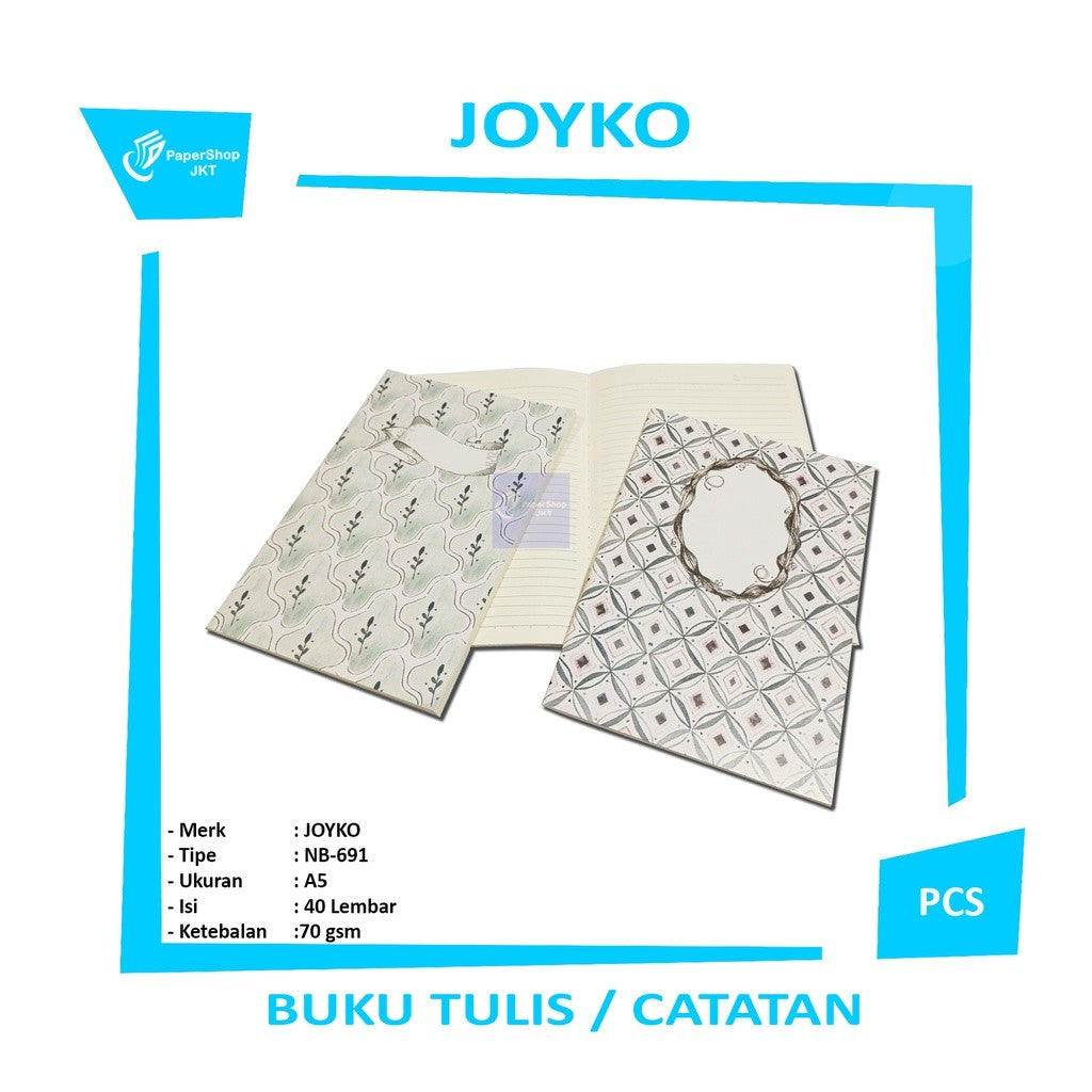 JOYKO - Notebook NB - 691 - Classical Pattern - Pcs