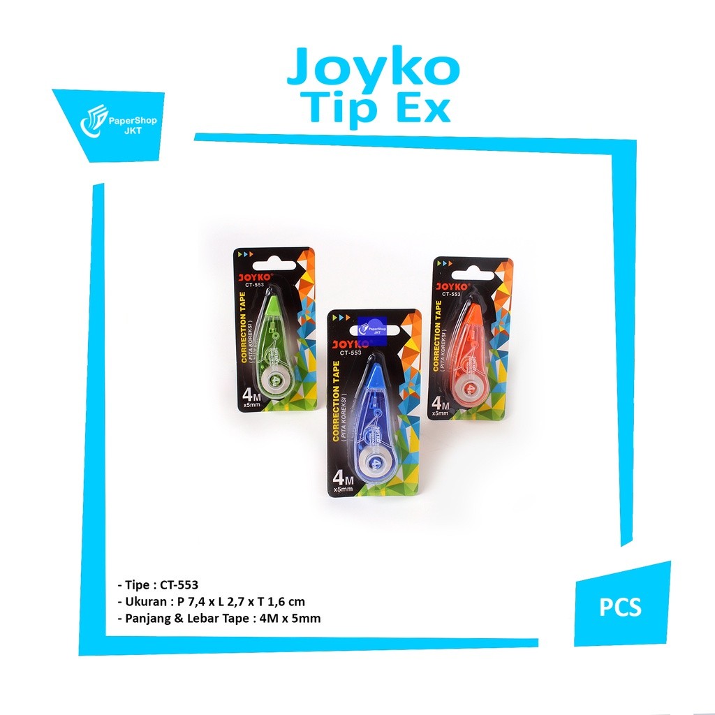 JOYKO - Correction Tape - Pita Koreksi CT-553 - Pcs