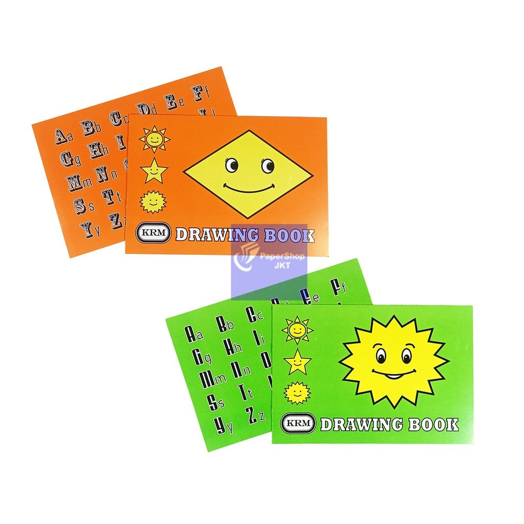 KURAMAS - Buku Gambar B5 - Drawing Book isi 8 Lembar/Buku Cover Variasi Random - Pcs
