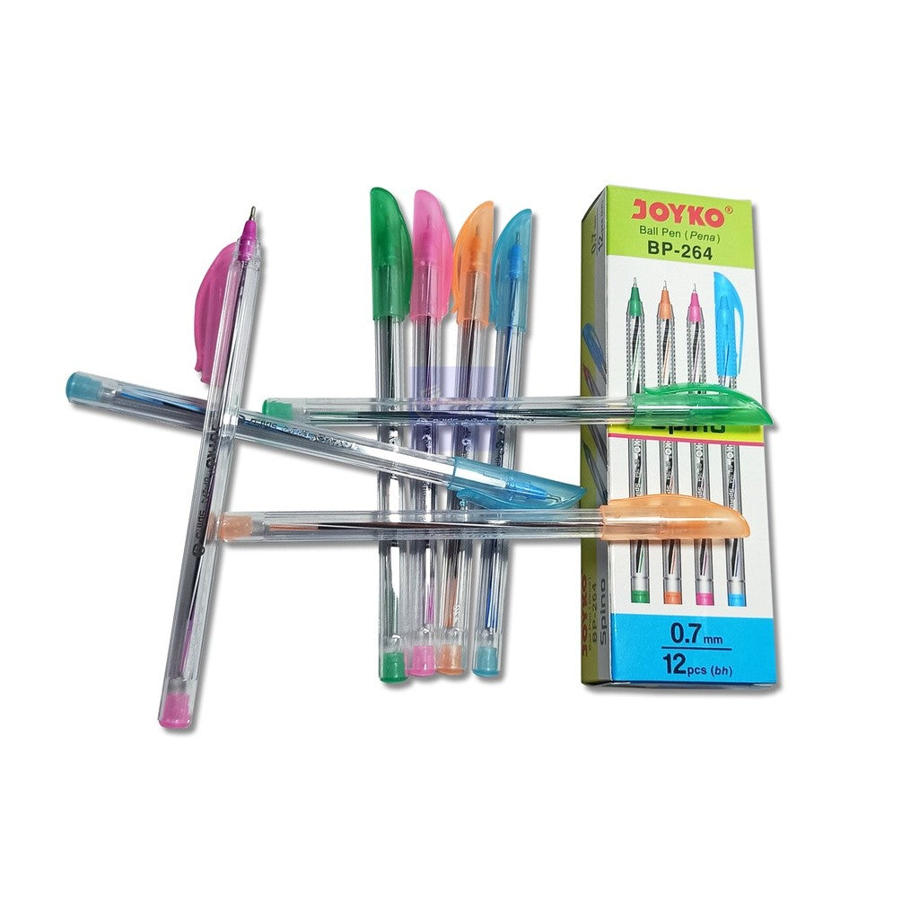 Joyko - Ballpen BP 264 Spino - Pena Tinta Hitam - Lusin