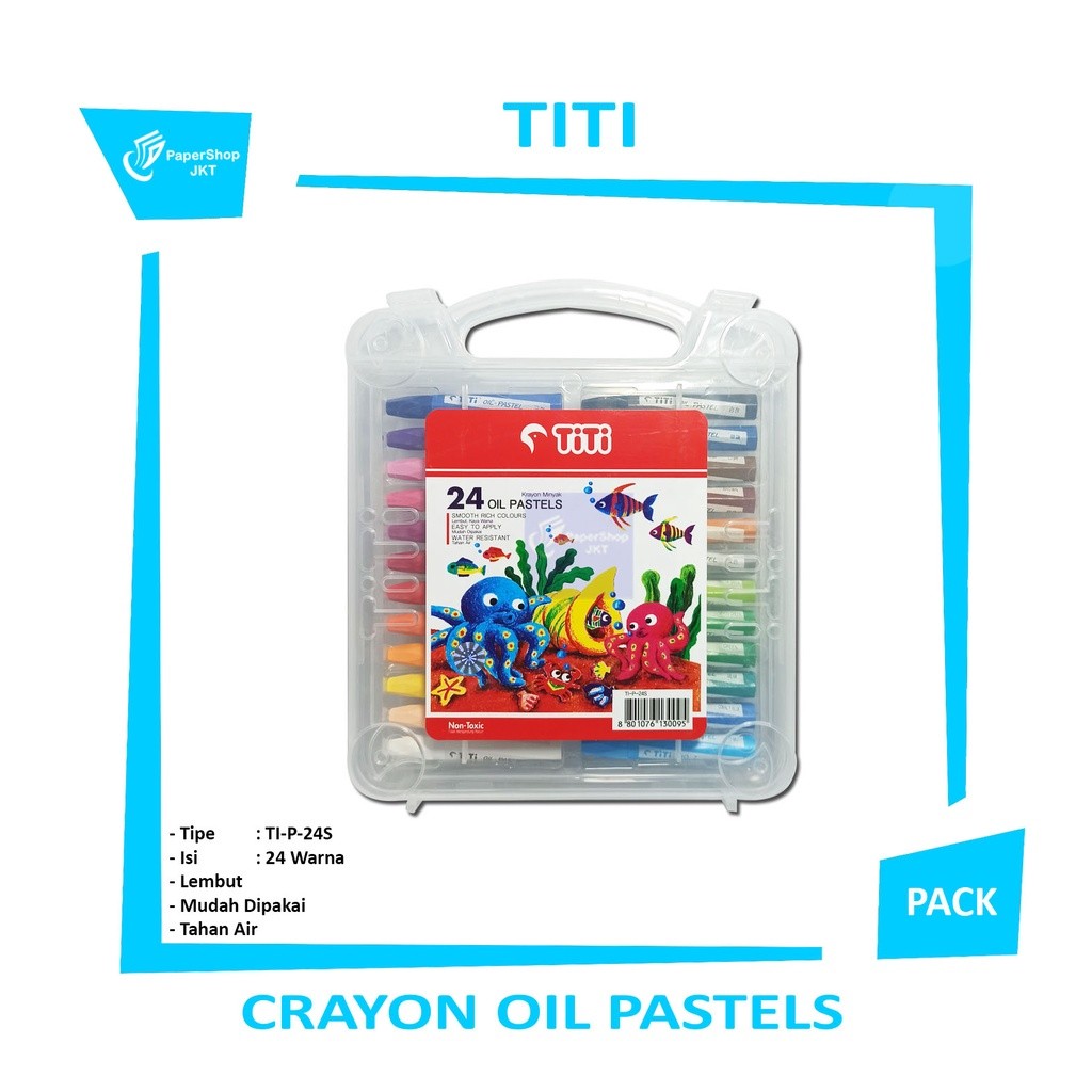 TITI Oil Pastel 24 Color TI-P-24S