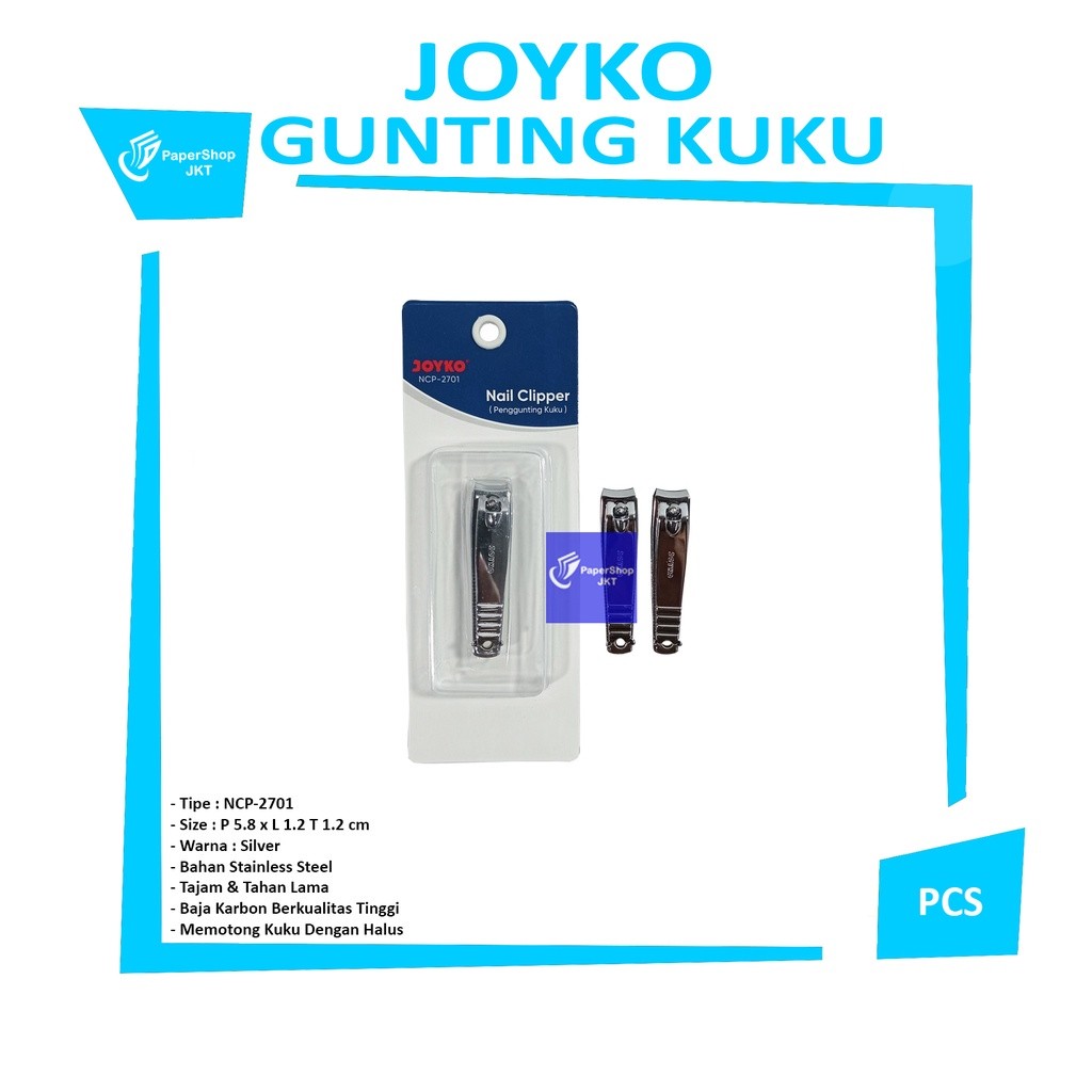 JOYKO - Gunting Kuku Ncp-2701 Kecil - Pcs
