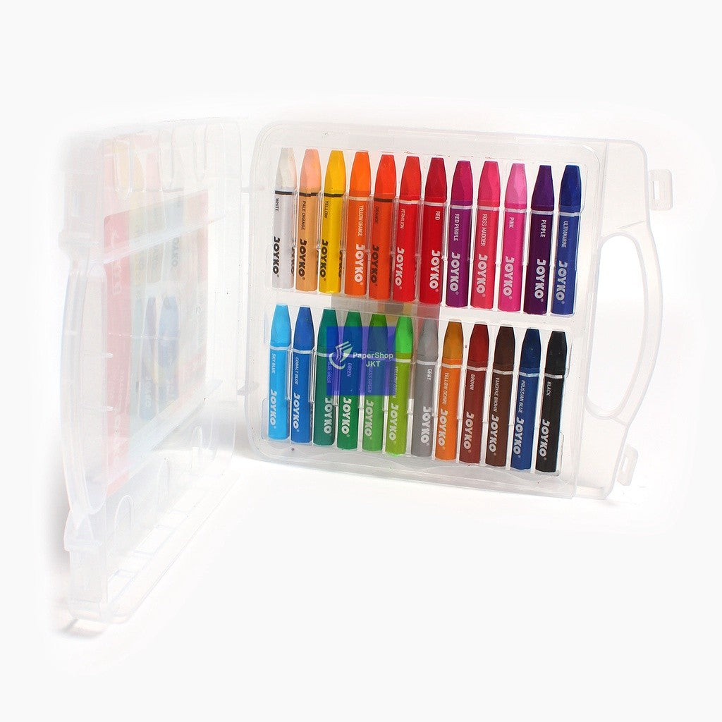 JOYKO - Krayon Minyak 24 Warna - Crayon 24 Colors Oil Pastels - Set