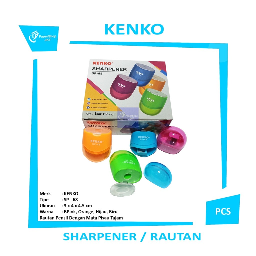 KENKO -Sharpener SP-68 - Rautan - PCS