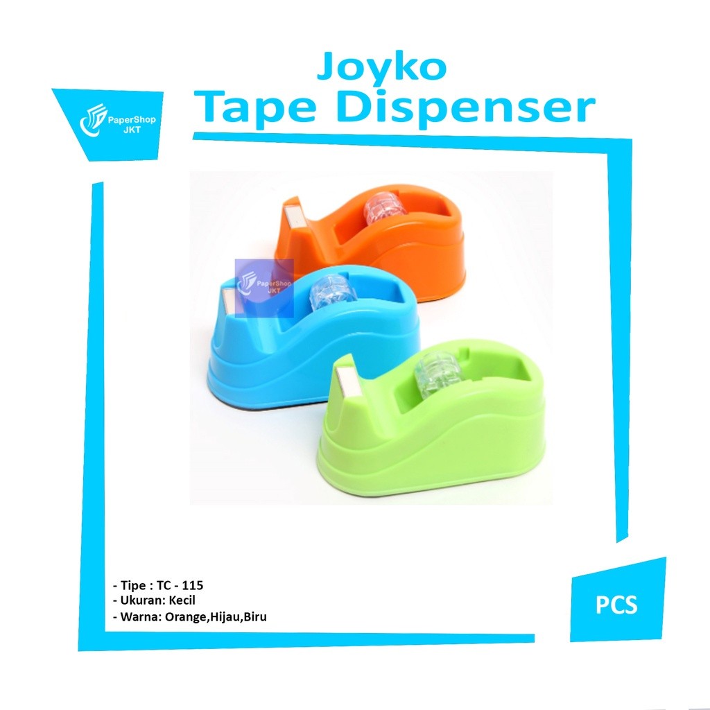 JOYKO - Tape Dispenser TC-115 - Tempat Isolasi Kecil - Pcs