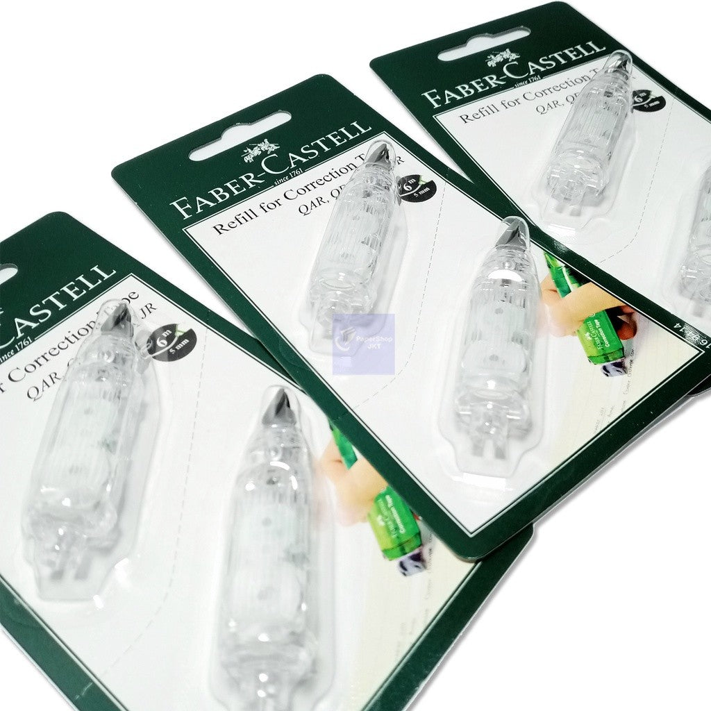 FABER-CASTELL - Refill Correction Tape SET 2 FOR QAR / QJR -Set