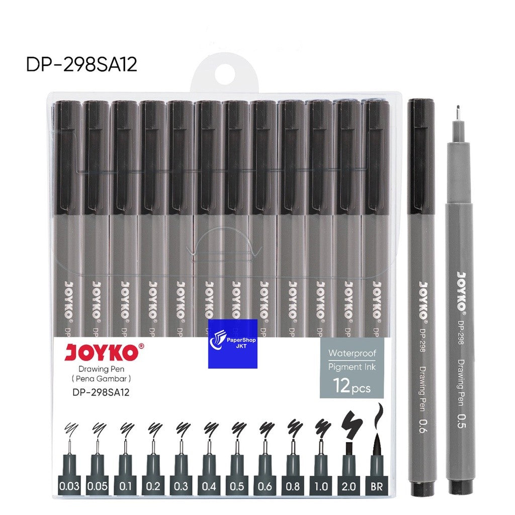 JOYKO - Drawing Pen DP - 298SA 12 - Set