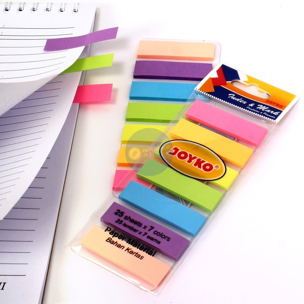 JOYKO - Pembatas Buku Index & Mark Memo Sticky Notes Warna IM-32 Kertas Memo - Pad
