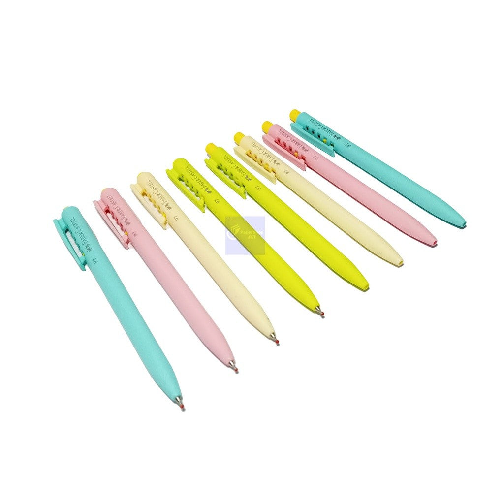 FABER-CASTELL - Pena Ballpoint P 7 0.7mm Pastel - Hitam - Pcs
