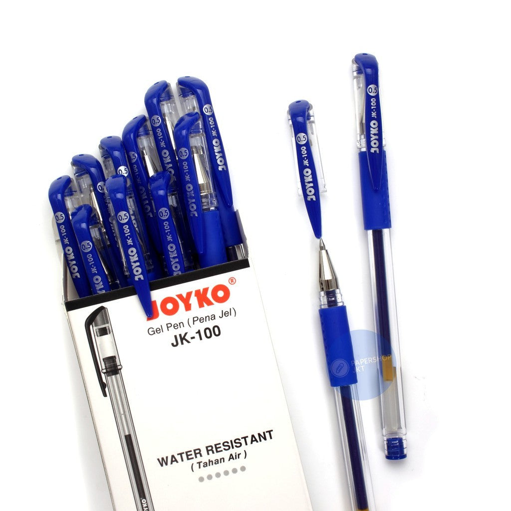 JOYKO - Pen Hitam Biru JK-100 Pen - Pulpen - Ballpoint - Lusin
