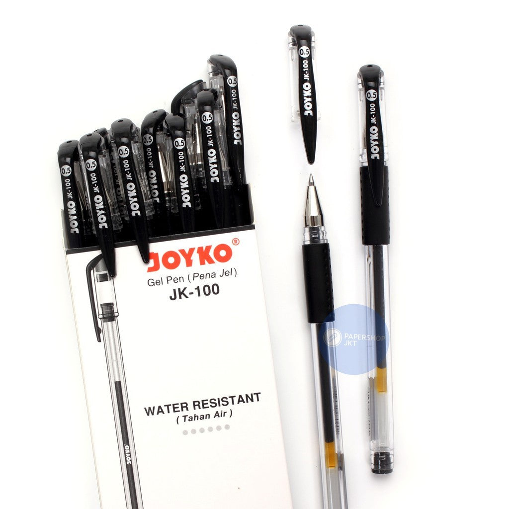JOYKO - Pen Hitam Biru JK-100 Pen - Pulpen - Ballpoint - Lusin