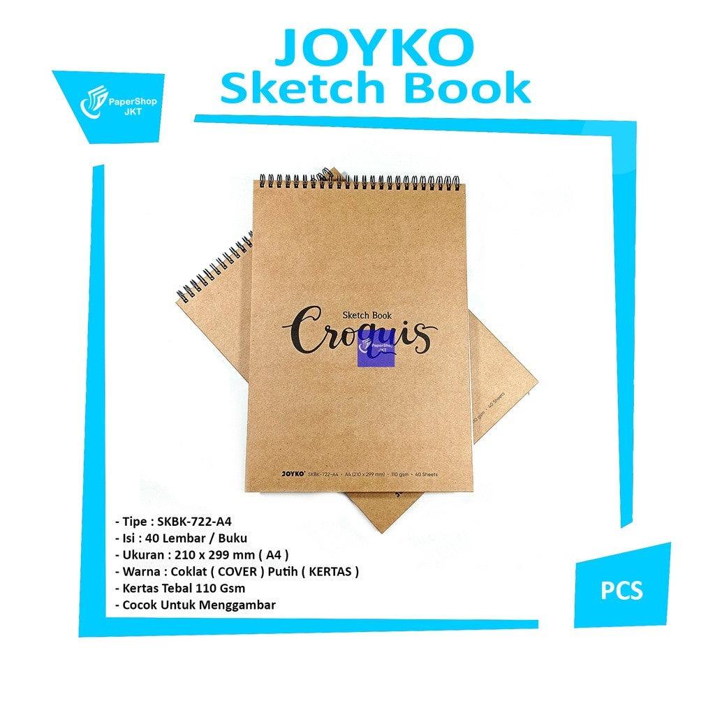 JOYKO - Sketch Book SKBK-722-A4 - Pcs