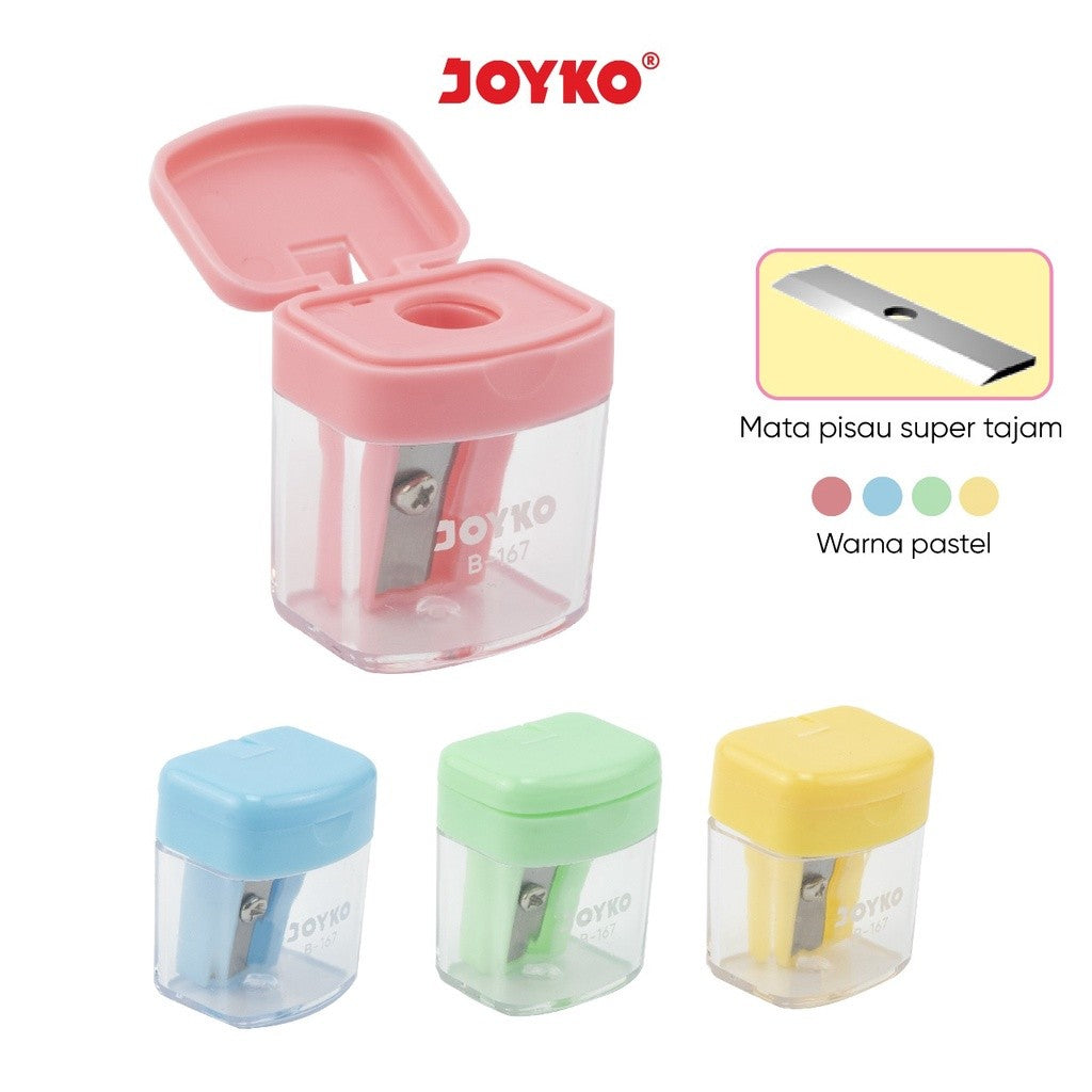 JOYKO - Rautan Pensil B-167 Warna Pastel - Box