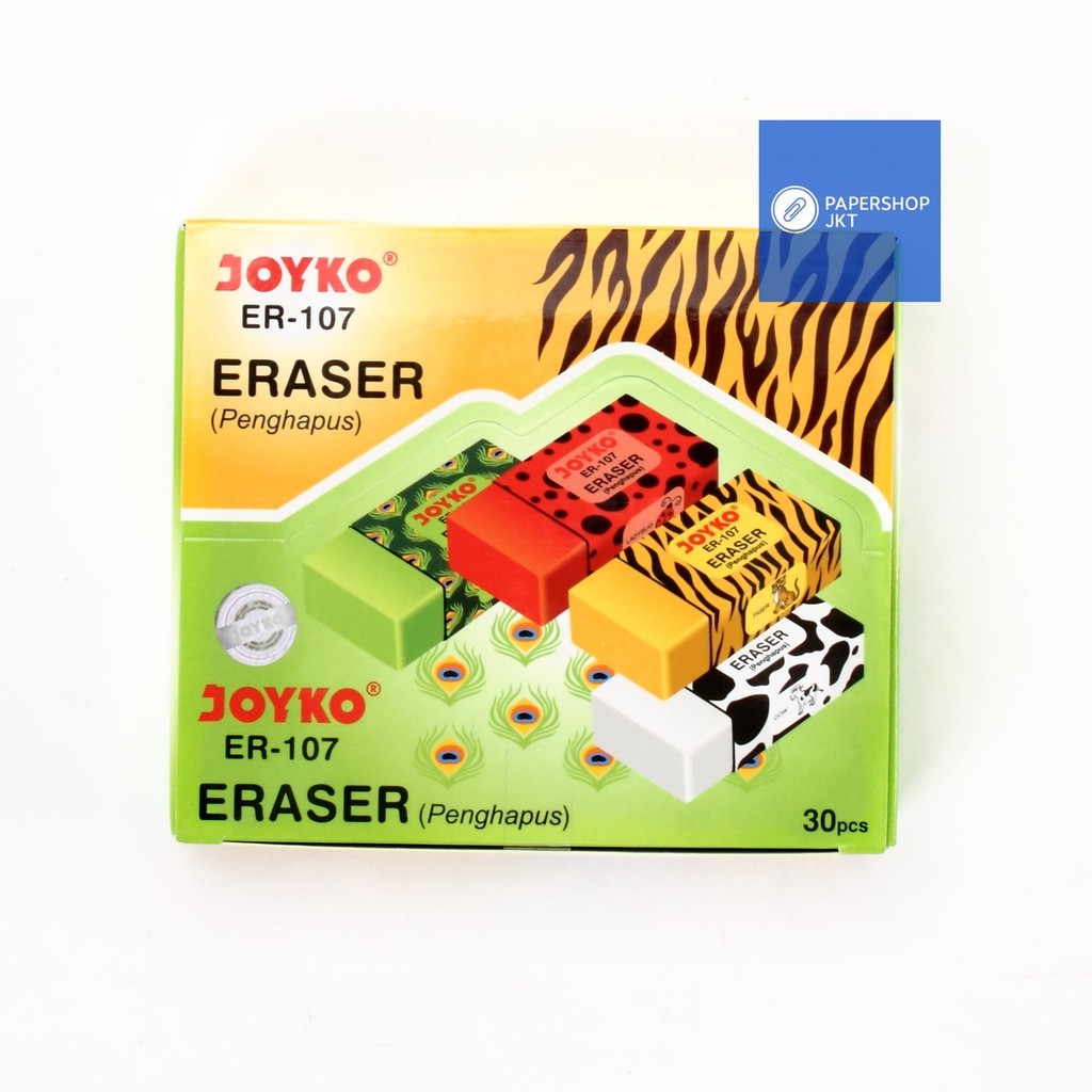JOYKO - Penghapus Er - 107 - Penghapus Zoo - Penghapus Binatang Animal - Pcs