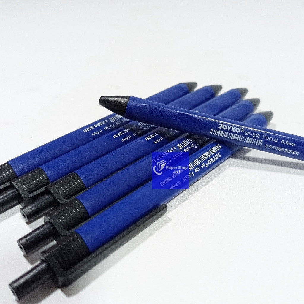 JOYKO - Pulpen - Ballpen BP - 338 Focus Blue / Biru - PCS