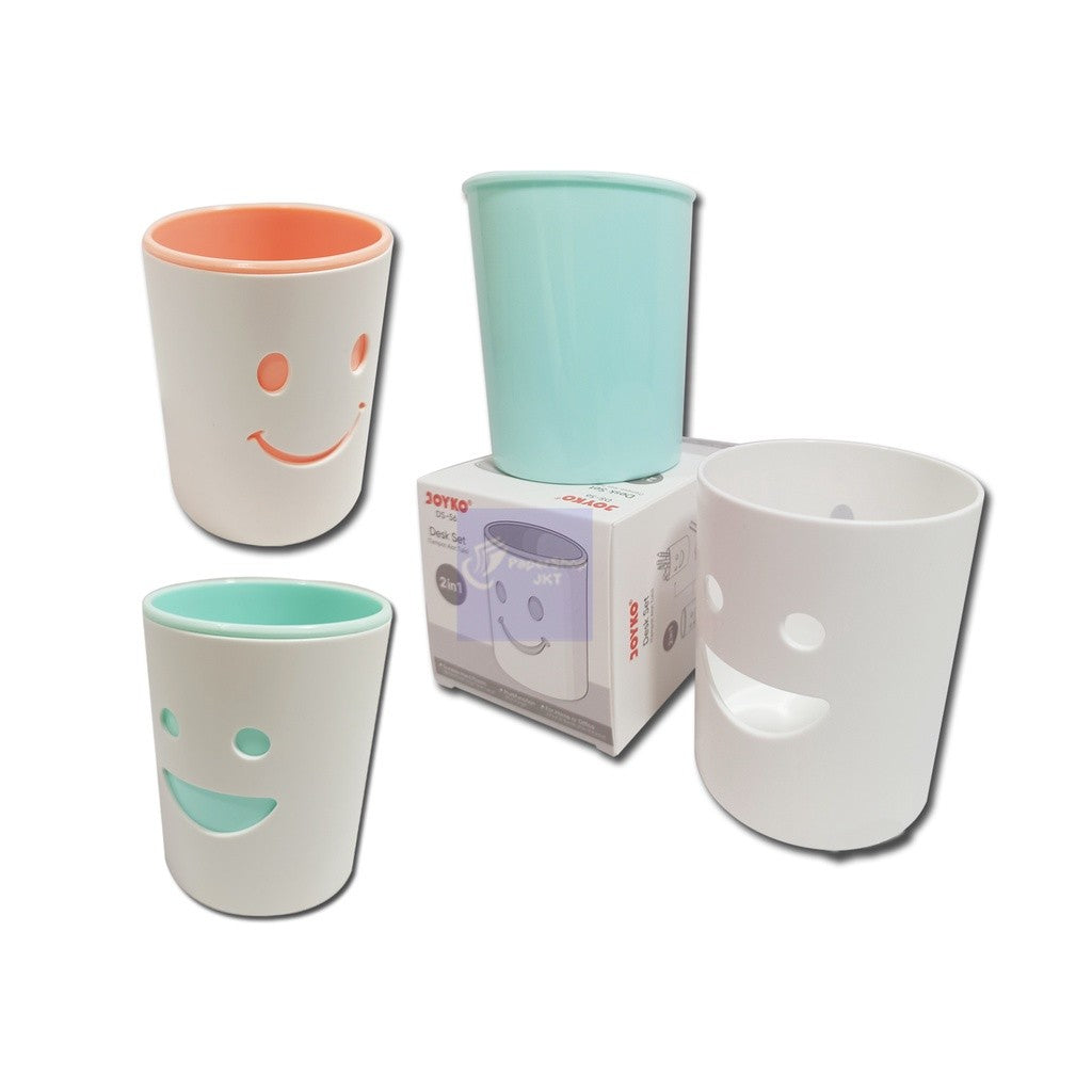 JOYKO Desk Set DS-56 Green & Pink -Pcs